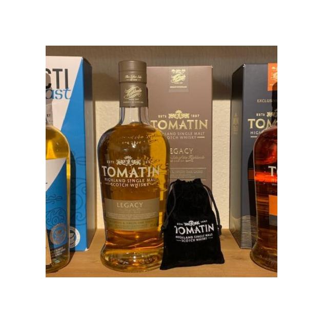 WHISKY SINGLE MALT TOMATIN LEGACY + PIERRES A WHISKY