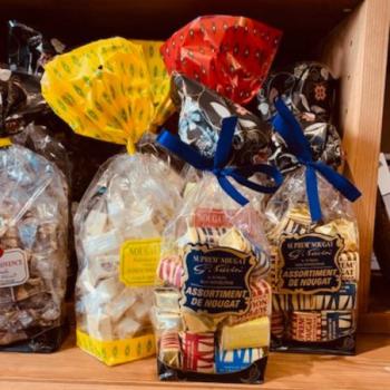 SACHET DE NOUGATS DURS, TENDRES, CHOCOLATS DE PROVENCE