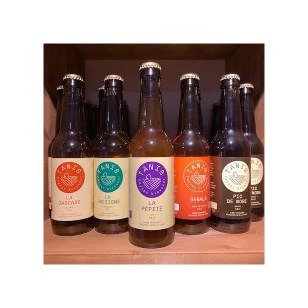 BIERE ARTISANALE BIO TANIS PEPITE GARRIGUES TARN