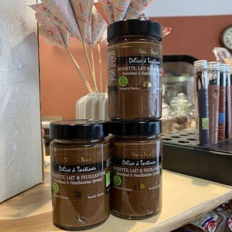 DELICE A TARTINER NOISETTE LAIT ET FEUILLANTINE BIO