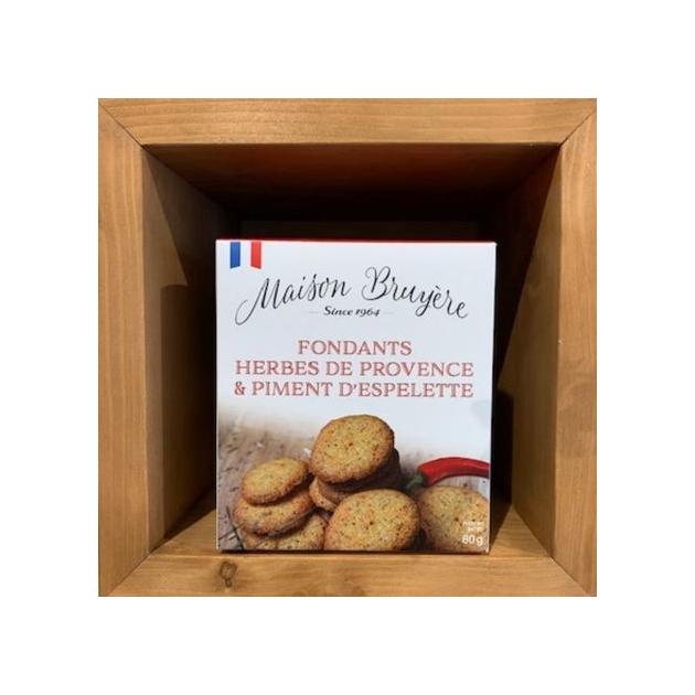 FONDANTS SALES HERBES DE PROVENCE ET PIMENT D'ESPELETTE